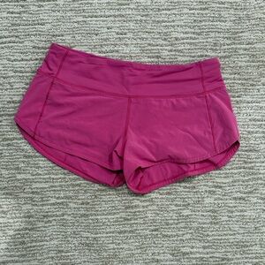Lululemon Speed Up Shorts 2.5 in Sonic Pink | Size 2 | No flaws